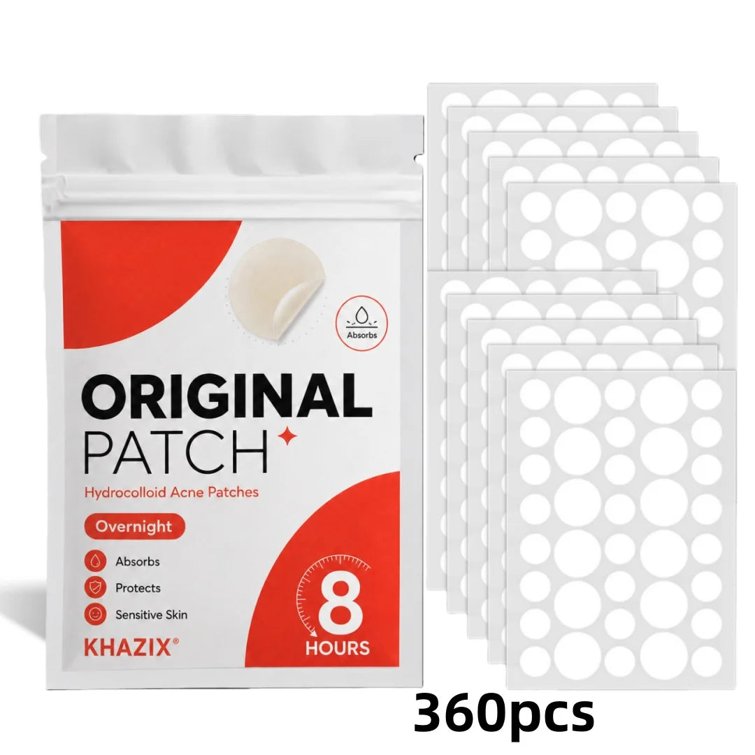 36pcs Skin-Calming Acne Patches - Hydrocolloid Technology Gently Heals Blemishes, invisibleProtection.