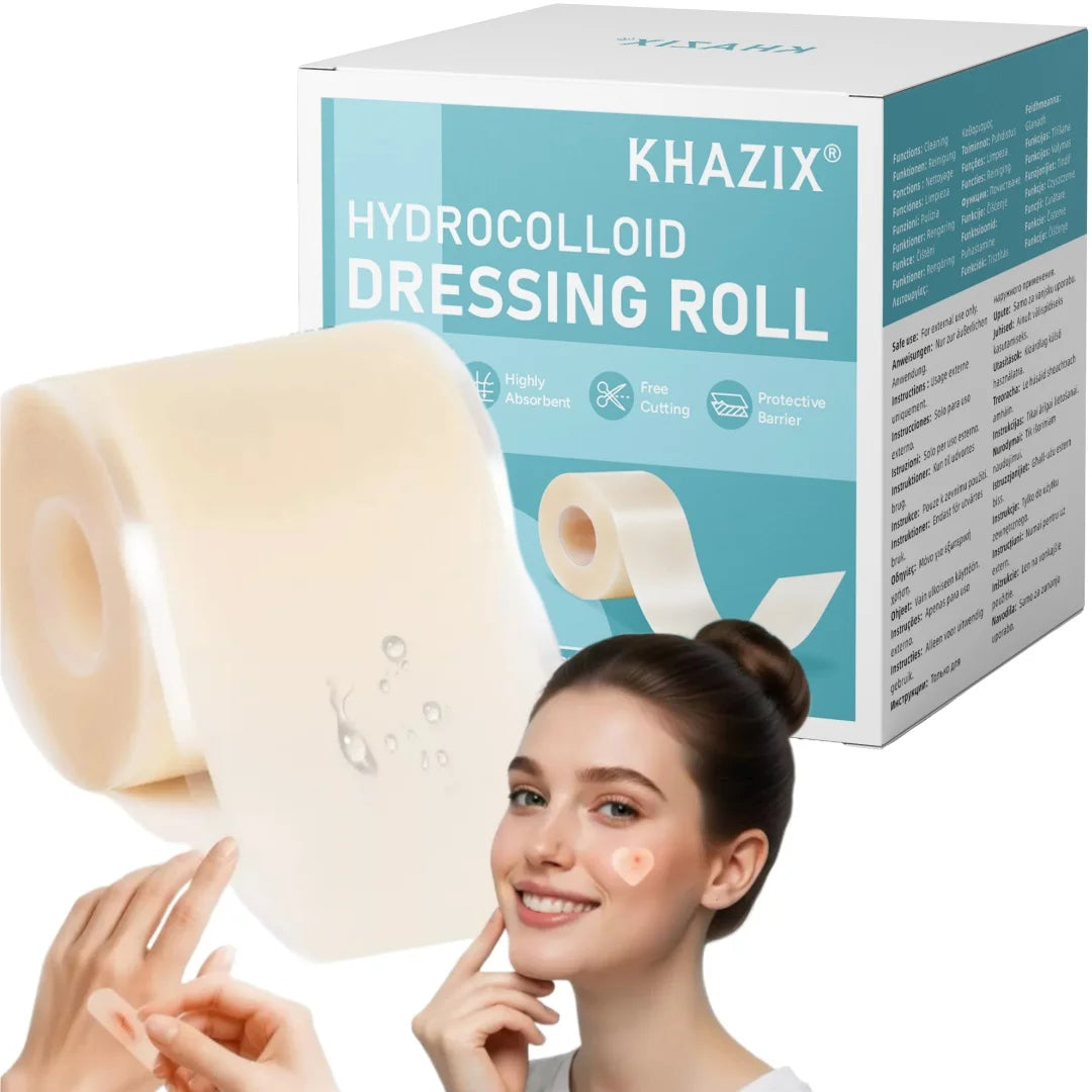Pimple Patch Artificial Skin Wound Dressing Freely Cuttable Skin-Friendly Adhesive Keep Wound Clean 1 Roll Value Pack.